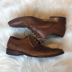 Cole Haan Brown Wingtip Leather Shoes